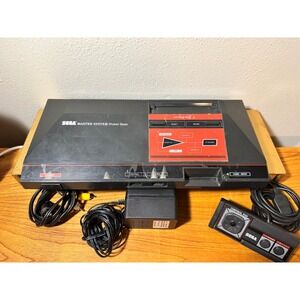 Sega Master System Console Model 3010 with Controller and Cables TESTED